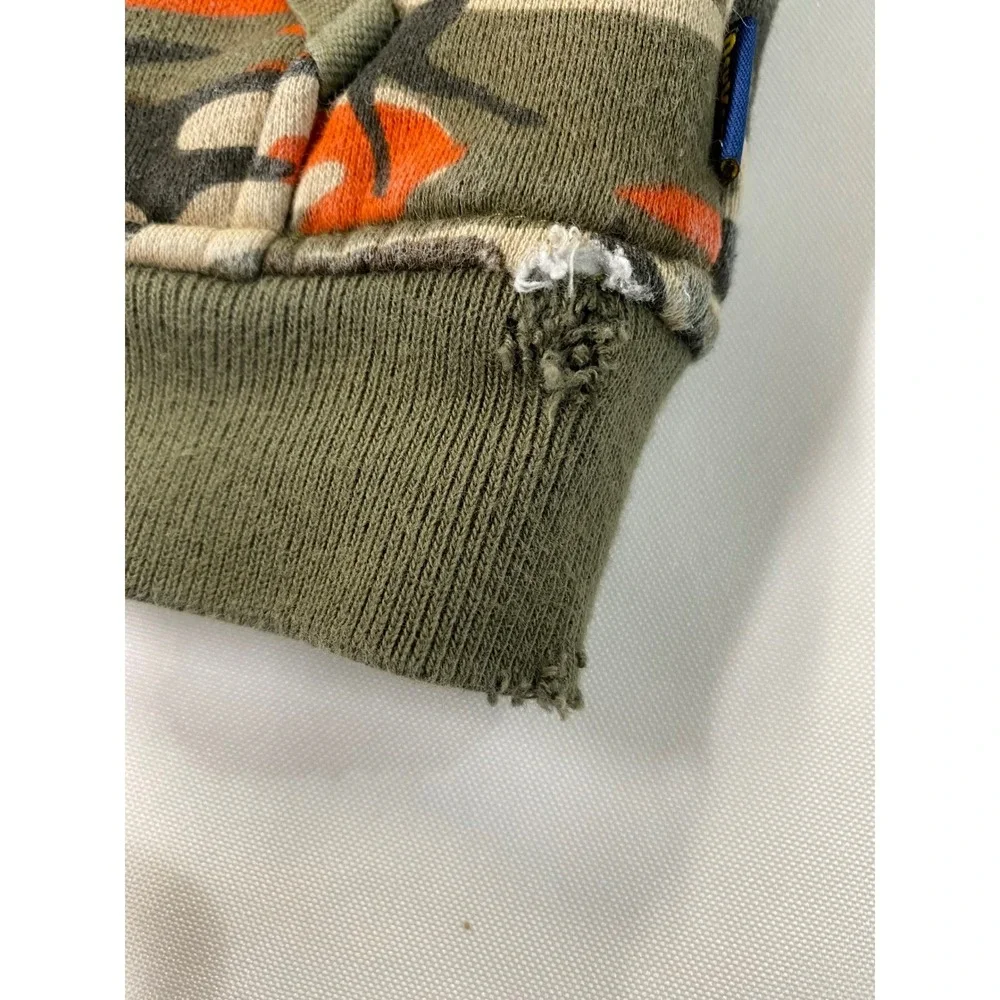 OshKosh B'gosh Boys Camo Bear Deer Bird Reversible Vest & Long Sleeve Shirt 1T